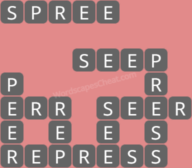 Wordscapes level 5721 answers