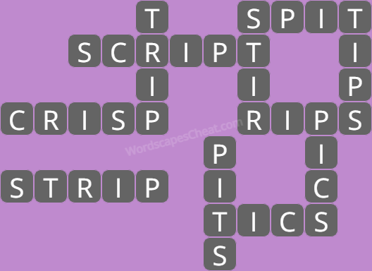 Wordscapes level 5808 answers