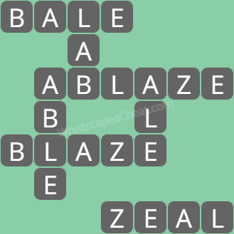 Wordscapes level 5835 answers