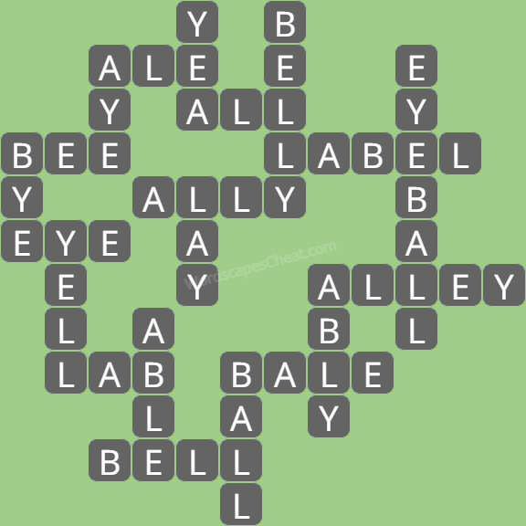 Wordscapes level 584 answers