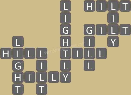 Wordscapes level 5842 answers