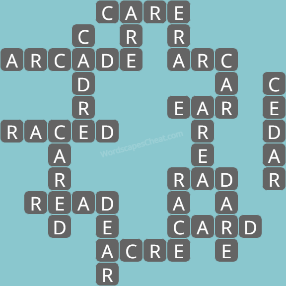 Wordscapes level 5876 answers