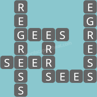 Wordscapes level 5886 answers