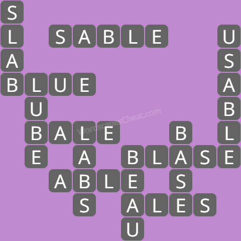 Wordscapes level 5968 answers