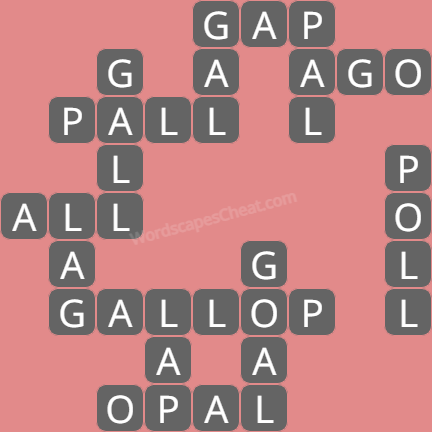 Wordscapes level 641 answers