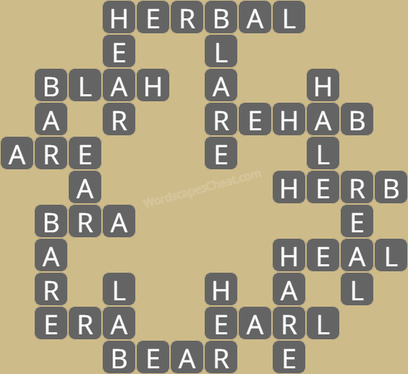 Wordscapes level 642 answers