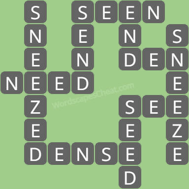 Wordscapes level 654 answers