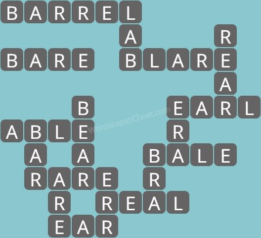 Wordscapes level 706 answers