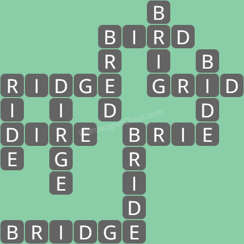 Wordscapes level 725 answers