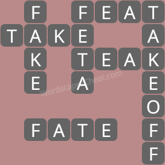 Wordscapes level 6070 answers