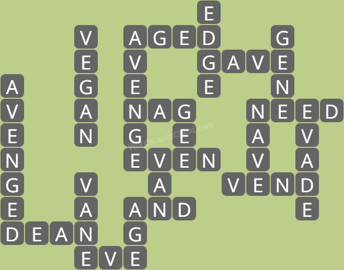 Wordscapes level 6073 answers