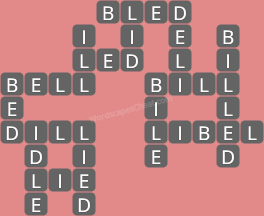 Wordscapes level 6131 answers