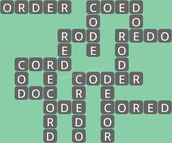Wordscapes level 6165 answers