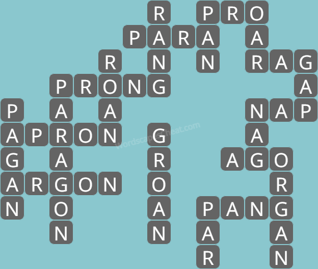 Wordscapes level 6186 answers