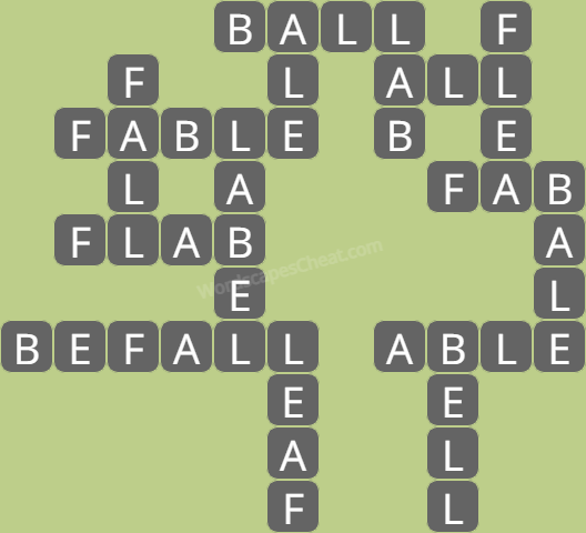 Wordscapes level 6213 answers
