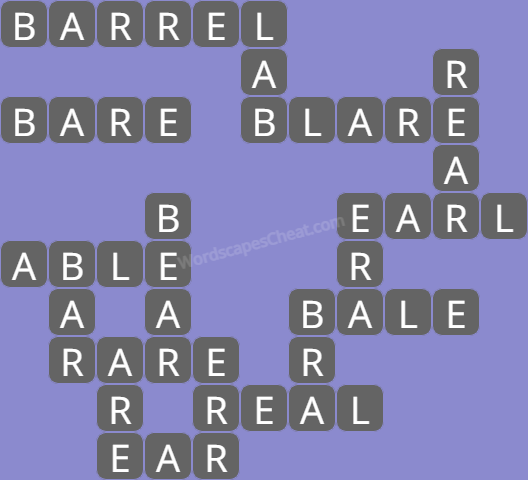 Wordscapes level 6217 answers