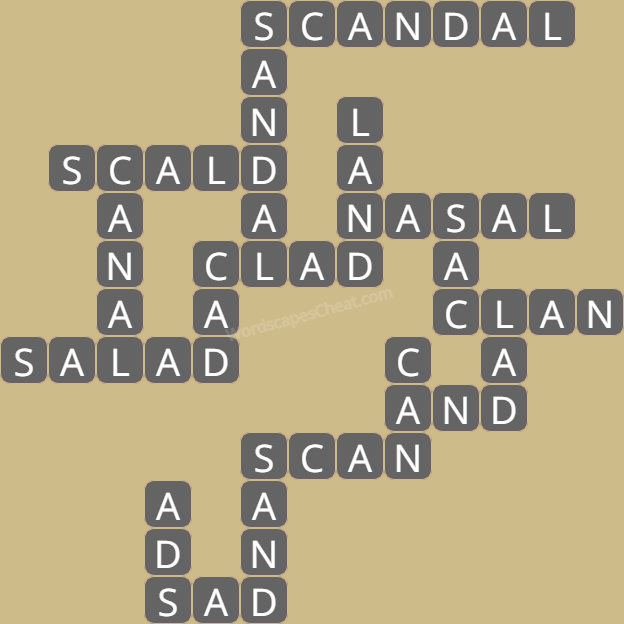Wordscapes level 6372 answers