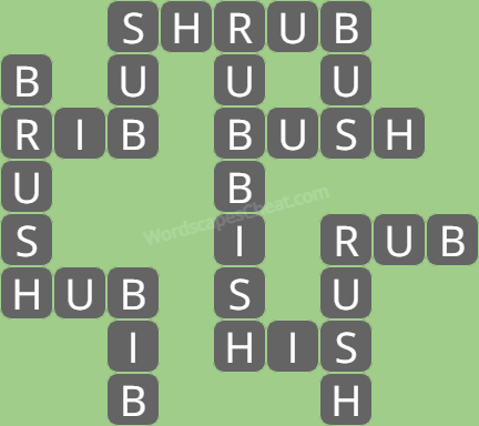 Wordscapes level 6464 answers