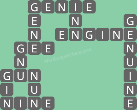 Wordscapes level 6495 answers