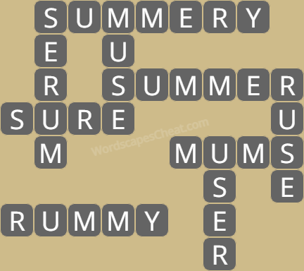 Wordscapes level 6552 answers
