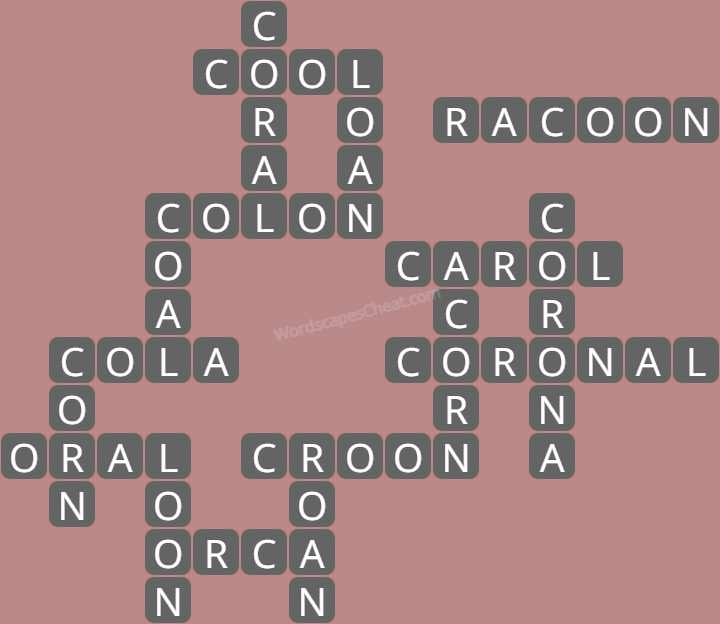 Wordscapes level 6560 answers
