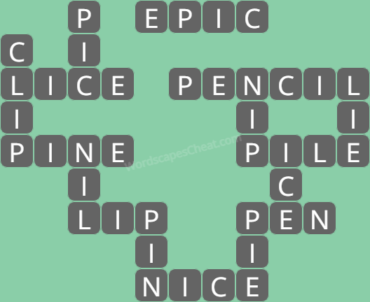 Wordscapes level 6565 answers
