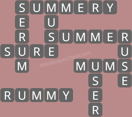 Wordscapes level 6810 answers
