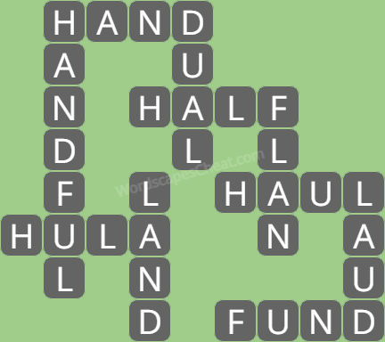 Wordscapes level 6844 answers