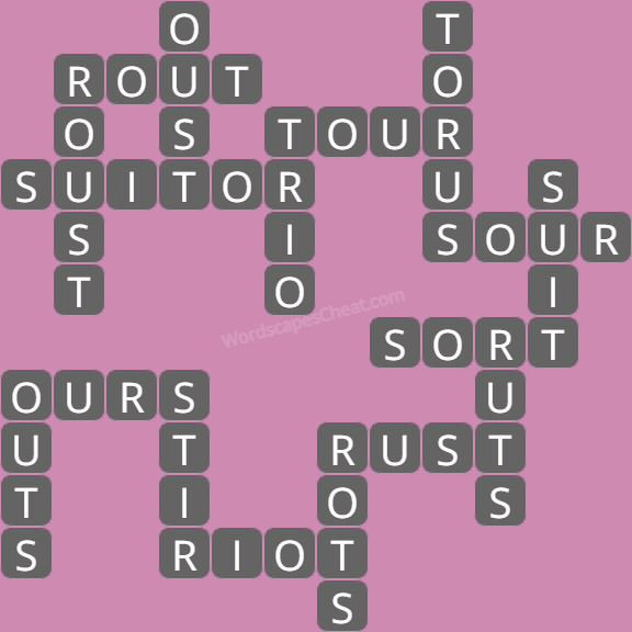 Wordscapes level 6849 answers