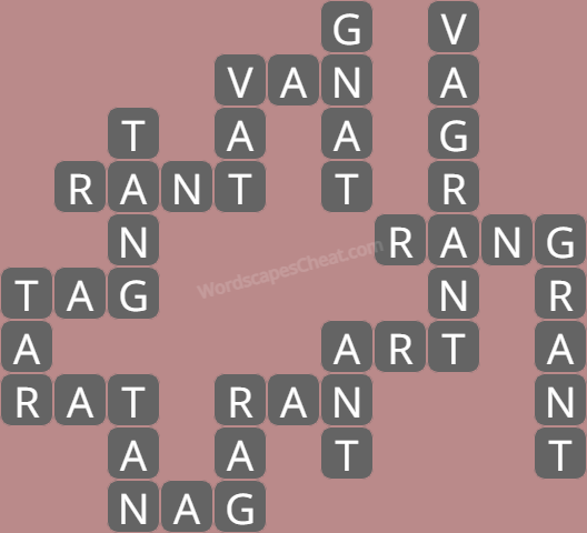 Wordscapes level 7040 answers