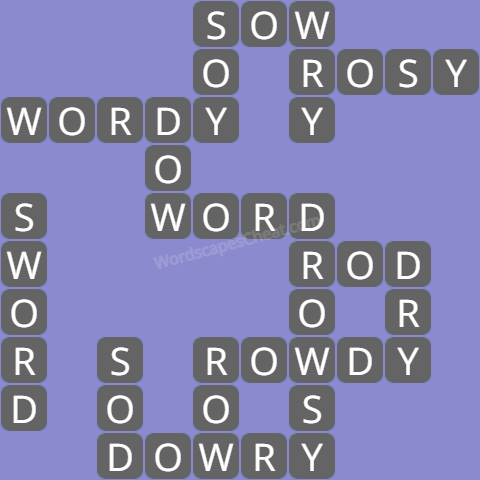 Wordscapes level 7047 answers