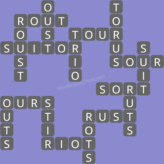 Wordscapes level 7107 answers