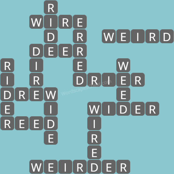 Wordscapes level 7156 answers