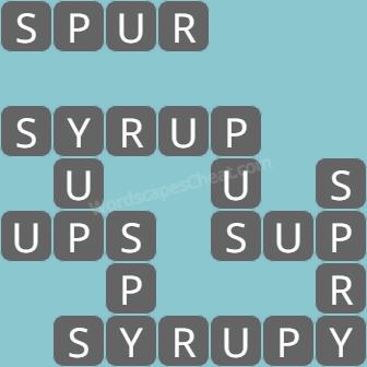 Wordscapes level 7226 answers