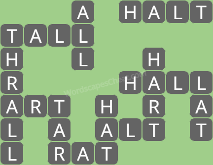 Wordscapes level 7234 answers