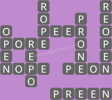 Wordscapes level 7258 answers
