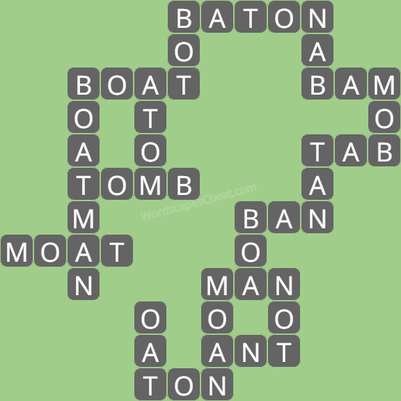 Wordscapes level 7284 answers
