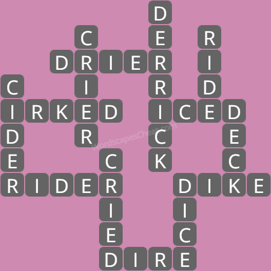 Wordscapes level 7289 answers
