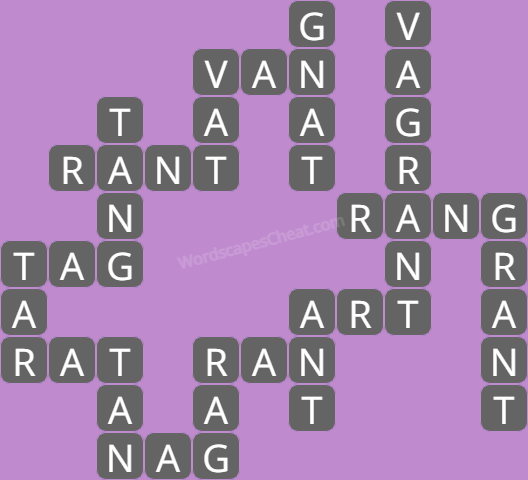 Wordscapes level 7298 answers