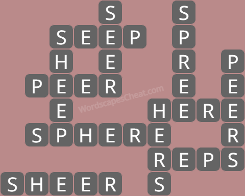Wordscapes level 7320 answers