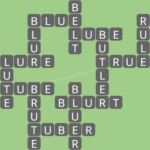 Wordscapes level 7324 answers