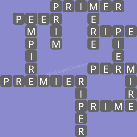 Wordscapes level 7327 answers