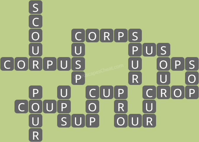 Wordscapes level 7353 answers