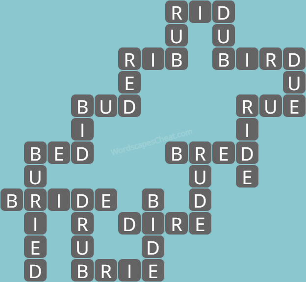 Wordscapes level 7406 answers