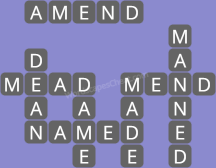 Wordscapes level 7427 answers