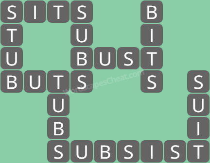 Wordscapes level 7465 answers