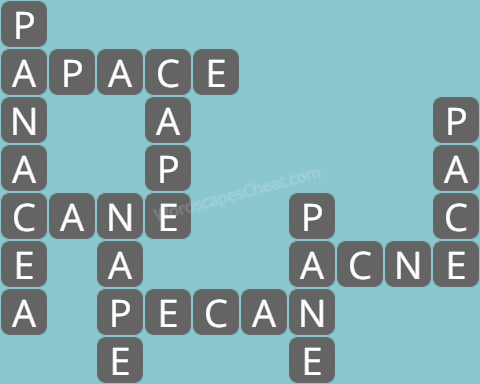 Wordscapes level 7476 answers