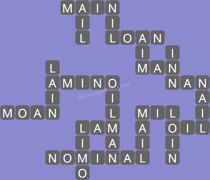 Wordscapes level 7477 answers