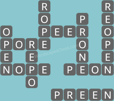 Wordscapes level 7516 answers