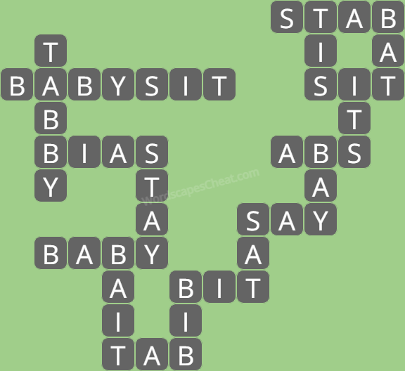 Wordscapes level 7534 answers
